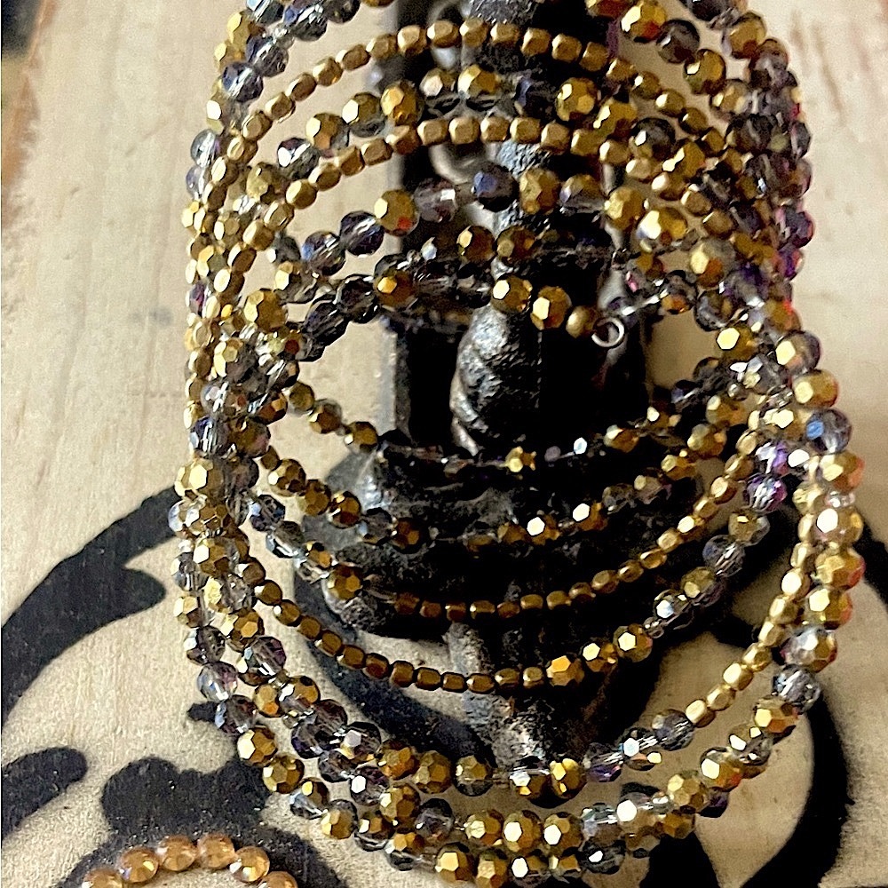 DRESSY WRAP AROUND METALLIC BRACELET